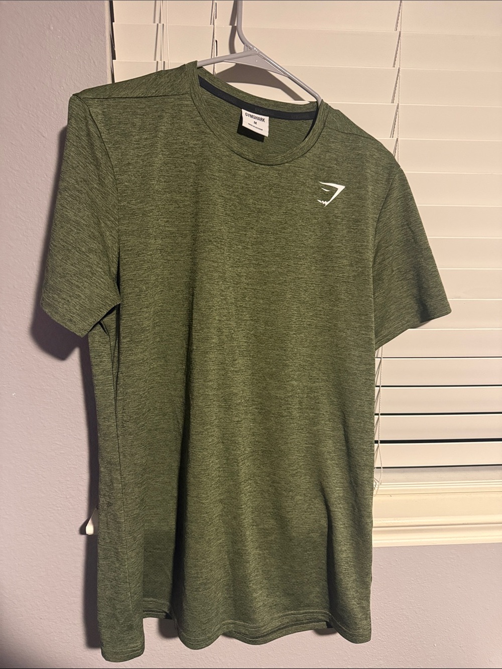 Gymshark Olive Green Heather Arrival Tee
